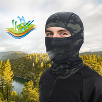 Multicam kamuflaż kominiarka Tactical Airsoft wojskowy Paintball armia rowerowa szyi osłona na czapkę Liner pełna twarz pokrywa mężczyźni kobiety 3